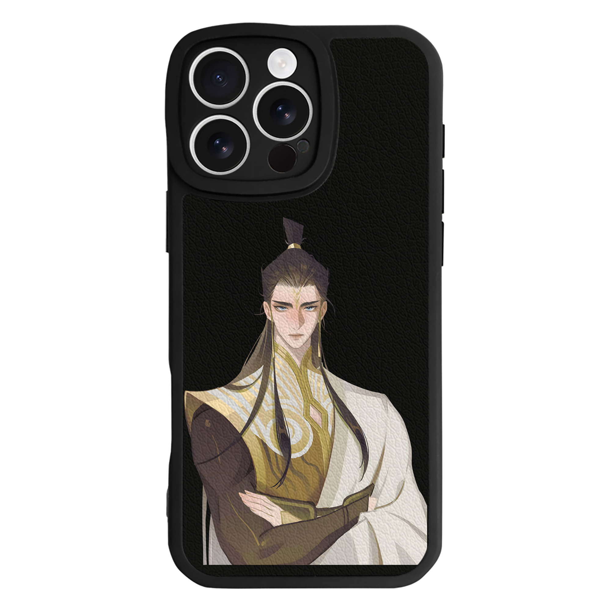 （画像用） Ne Zha 2 ナタ 魔童の大暴れ 【iPhone 16シリーズ対応】シリコンスマホケース（レザー調） 材質：シリコン